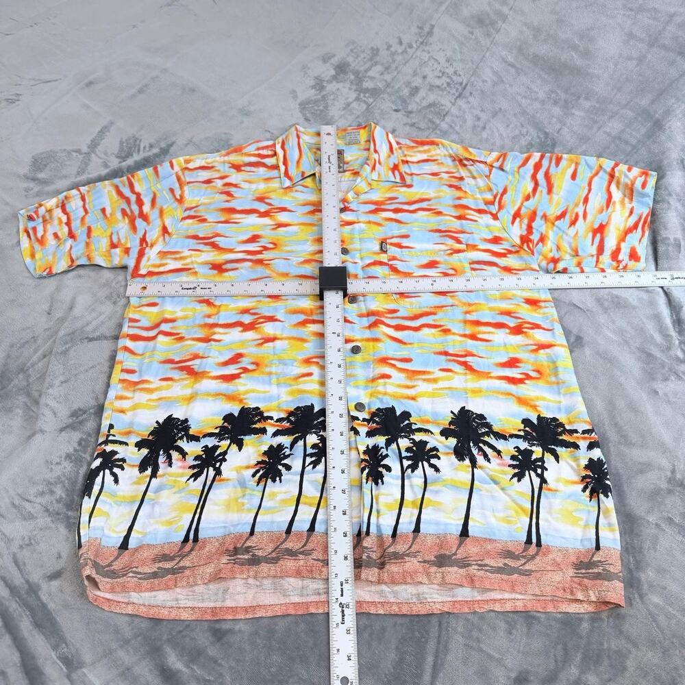Vtg Pineapple Connection Shirt Mens Sz XL Retro Aloha Hawaiian Tropical Print - Picture 6 of 11